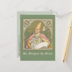 Carte postale du pape St Grégoire le Grand (M 067)