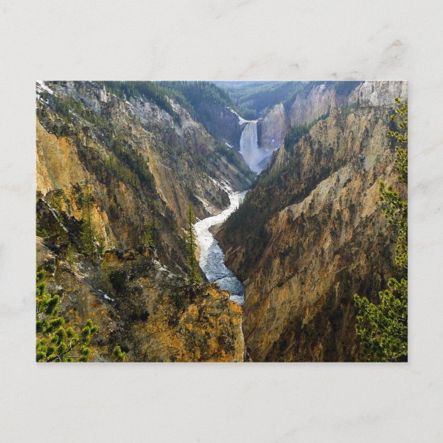Carte postale du parc en pierre jaune (Devant)