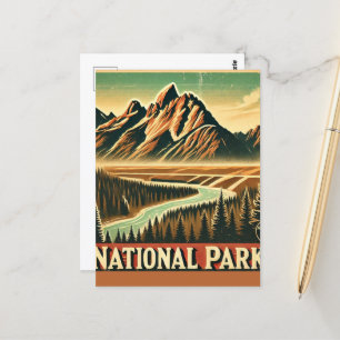 carte postale du parc national