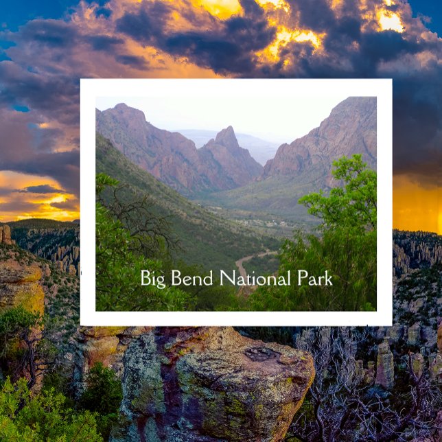 Carte postale du parc national Big Bend (Créateur téléchargé)