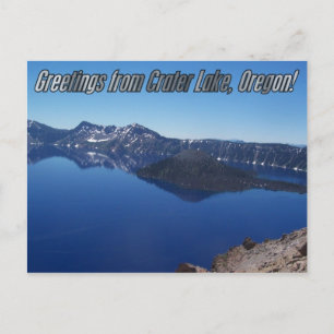 Carte postale du parc national Crater Lake