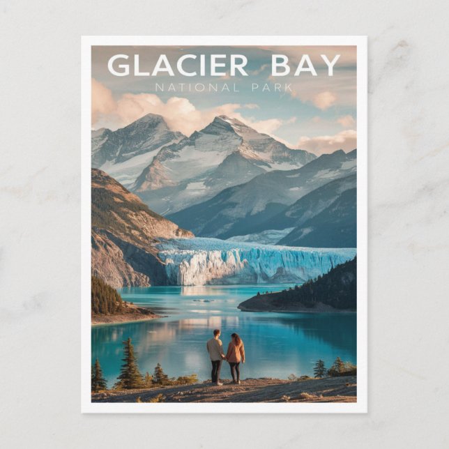 Carte postale du parc national de Glacier Bay (Devant)