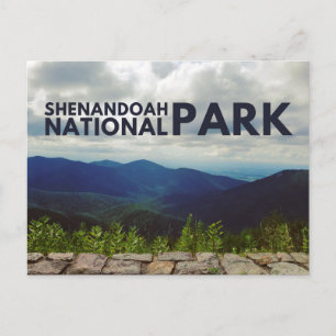 Carte postale du parc national de Shenandoah
