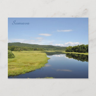 Carte postale du parc national de Sumava