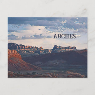 Carte postale du Parc national des Arches