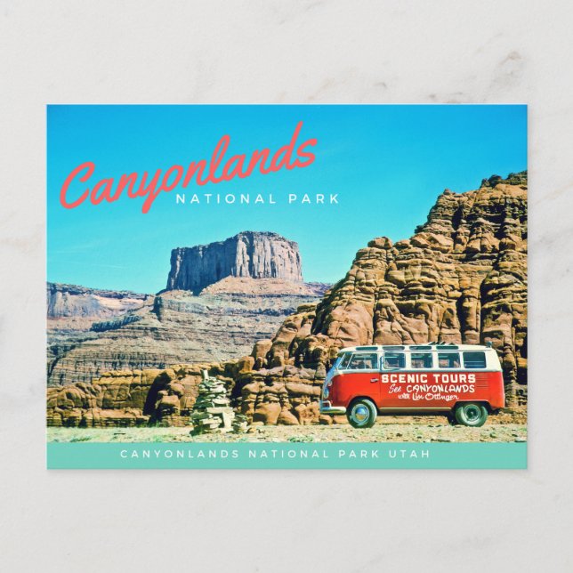 Carte postale du parc national des Canyonlands (Devant)