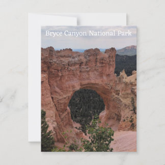 Carte postale du parc national du Bryce Canyon
