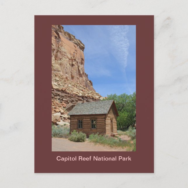 Carte postale du parc national du Capitol Reef (Devant)