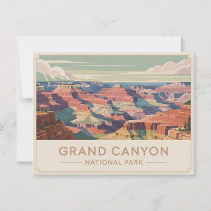 Carte postale du parc national du Grand Canyon Vin