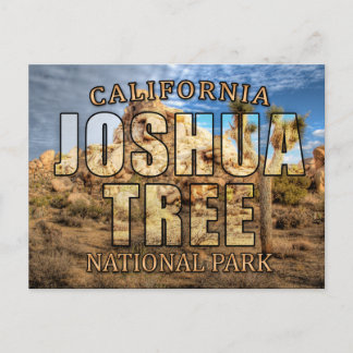 Carte postale du parc national Joshua Tree