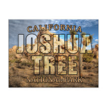 Carte postale du parc national Joshua Tree