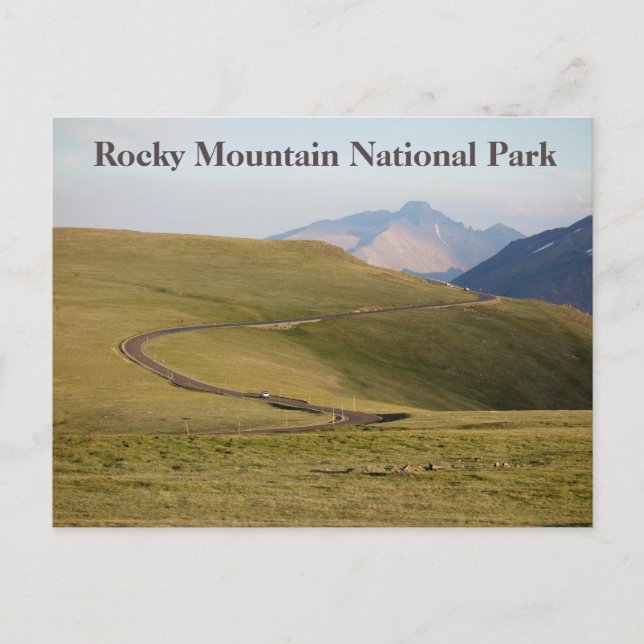 Carte postale du parc national Rocky Mountain Trai (Devant)