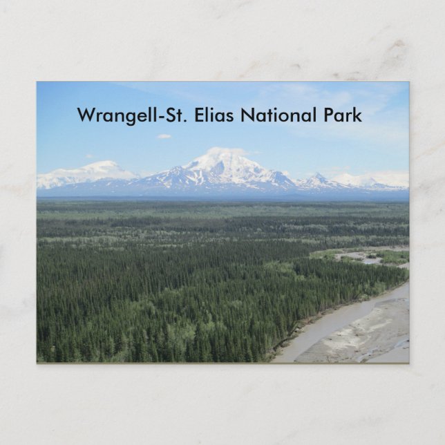 Carte postale du parc national Wrangell-Saint Elia (Devant)