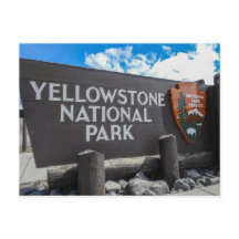Carte postale du parc national Yellowstone