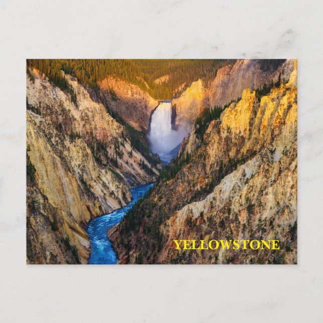Carte postale du parc national Yellowstone (Devant)