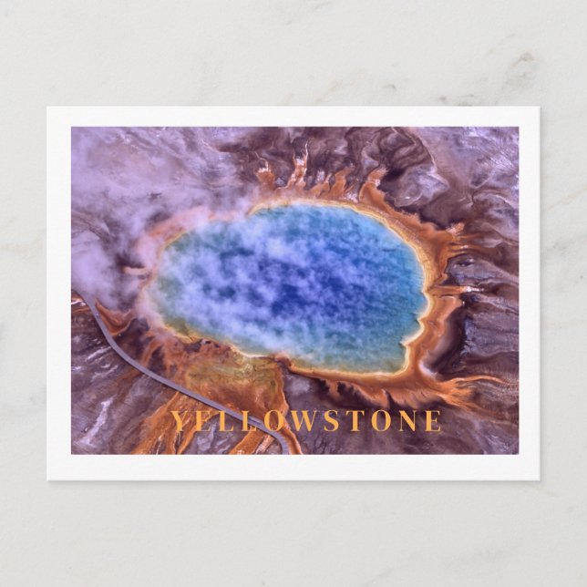 Carte postale du parc national Yellowstone (Devant)