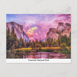 Carte postale du parc national Yosemite