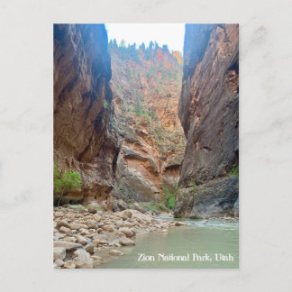Carte postale du parc national Zion