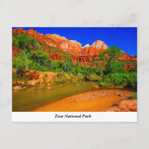 Carte postale du parc national Zion
