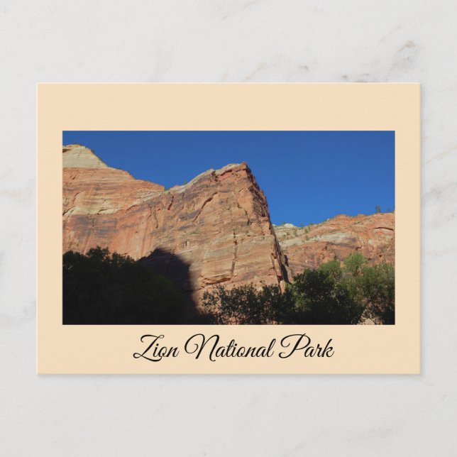 Carte postale du parc national Zion (Devant)