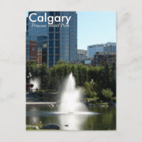 Carte postale du parc Princess Island de Calgary