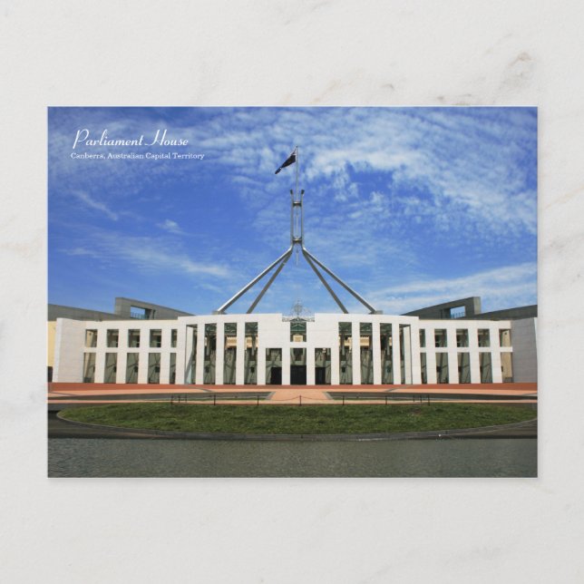 Carte postale du Parlement australien (Devant)