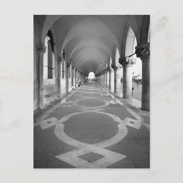 Carte postale du passage du palais des Doges (Devant)