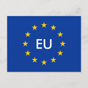Carte postale du pavillon de l'Union européenne