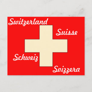 Carte postale du pavillon suisse