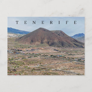 Carte postale du paysage volcanique de Tenerife