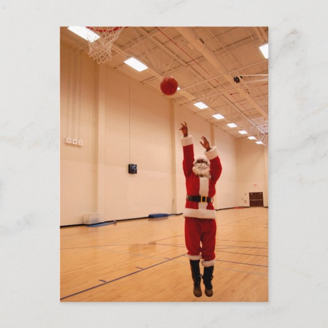 Carte postale du père noël d'Afro-américain (Devant)