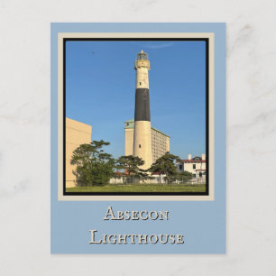 Carte postale du phare d'Absecon 