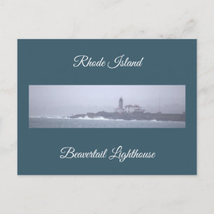Carte postale du phare de Beavertail