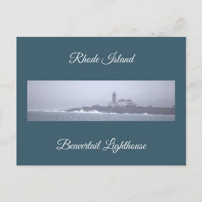Carte postale du phare de Beavertail (Devant)