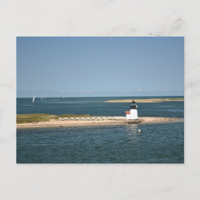 Carte postale du phare de Brant Point (Devant)