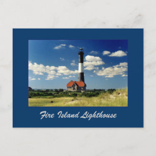 Carte postale du phare de Fire Island