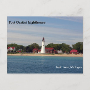 Carte postale du phare de Fort Gratiot