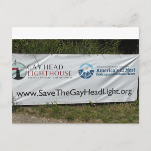 Carte postale du phare de Gayhead