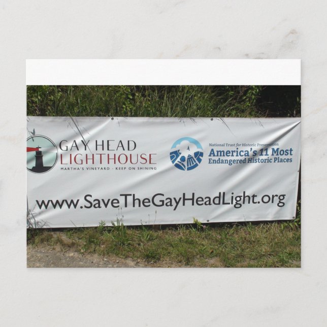 Carte postale du phare de Gayhead (Devant)