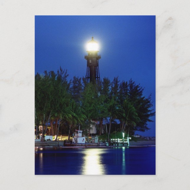 Carte postale du phare de Hillsboro (Devant)