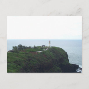 Carte postale du phare de Kauai