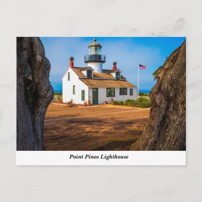 Carte postale du phare de Point Pinos (Devant)