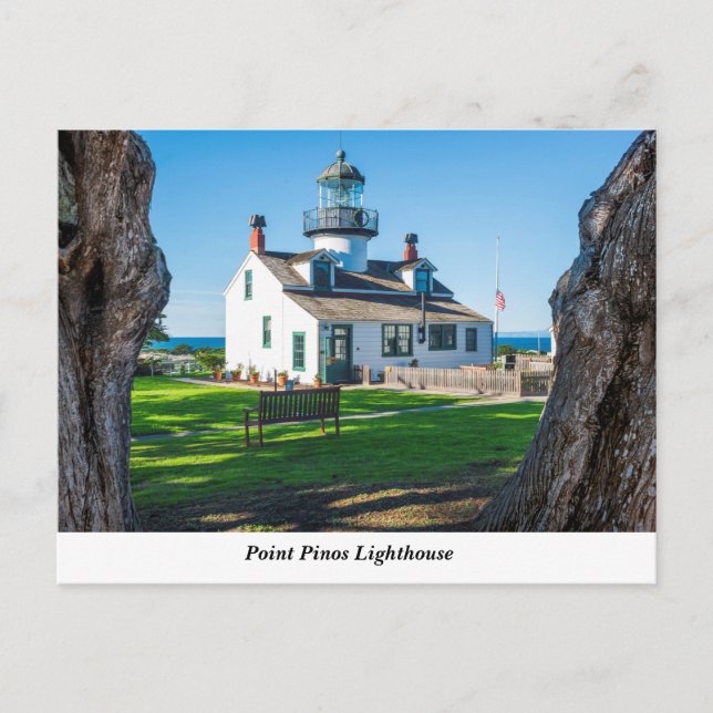 Carte postale du phare de Point Pinos (Devant)