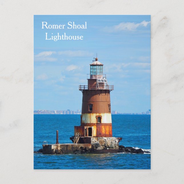 Carte postale du phare de Romer Shoal (Devant)