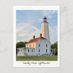 Carte postale du phare de Sandy Hook