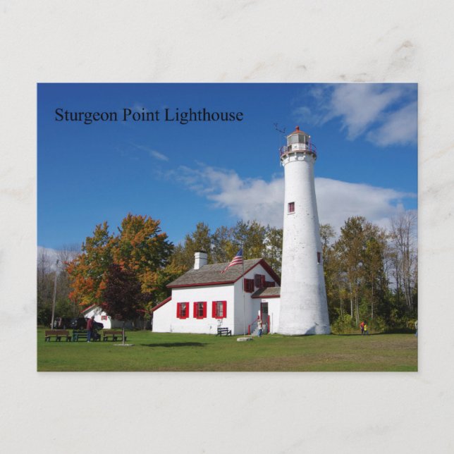 Carte postale du phare de Sturgeon Point (Devant)