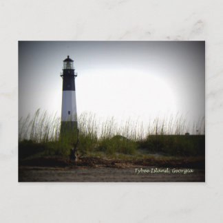Carte postale du phare de Tybee Island