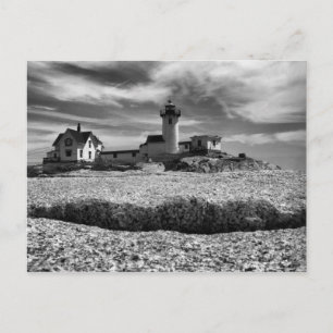 Carte postale du phare d'Eastern Point
