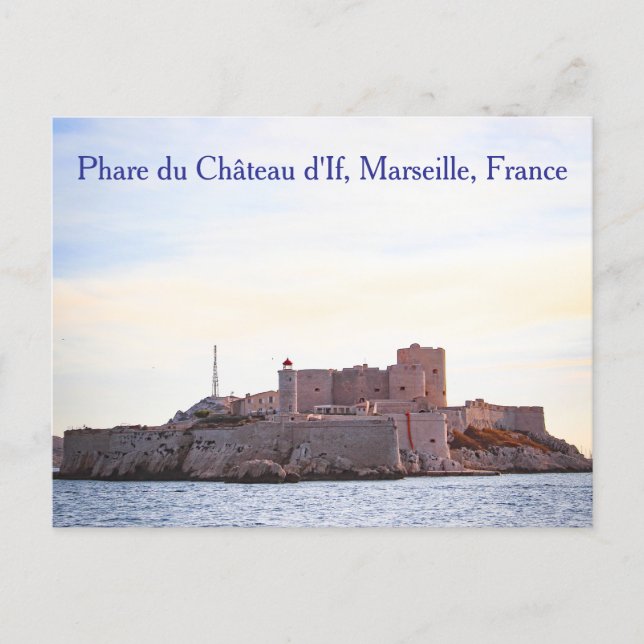 Carte postale du Phare du Château d’If, Marseille, (Devant)