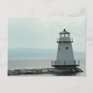 Carte postale du phare du lac Champlain